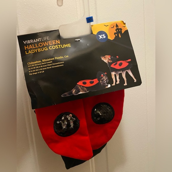 Lady bug dog Halloween costumes size XS - Picture 1 of 9